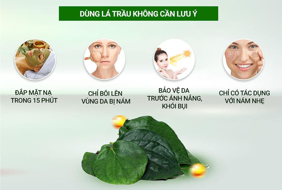 Trị nám bằng nguyên liệu thiên nhiên